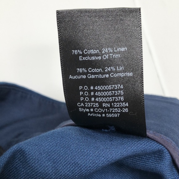 Aritzia/Babaton cotton/linen skirt - fabric made in Japan - blue - size 4 - Picture 10 of 10